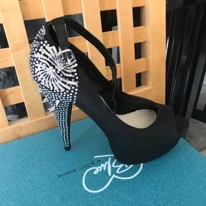 Betsey Johnson Peep Toe Platform